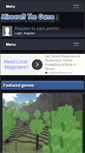 Mobile Screenshot of minecraftthegame.net