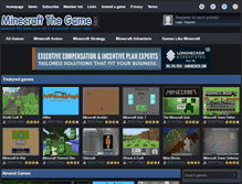 Tablet Screenshot of minecraftthegame.net